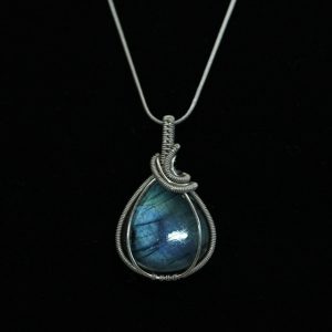 Teardrop Labradorite Necklace